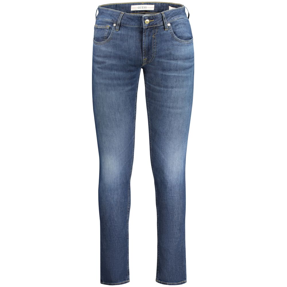 

Синие хлопковые джинсы и брюки Guess Shoes, Blue