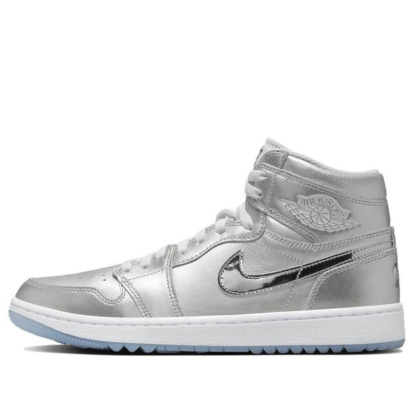 

Кроссовки Air Jordan 1 High Golf 'Giving', цвет silver, Серый, Кроссовки Air Jordan 1 High Golf 'Giving', цвет silver