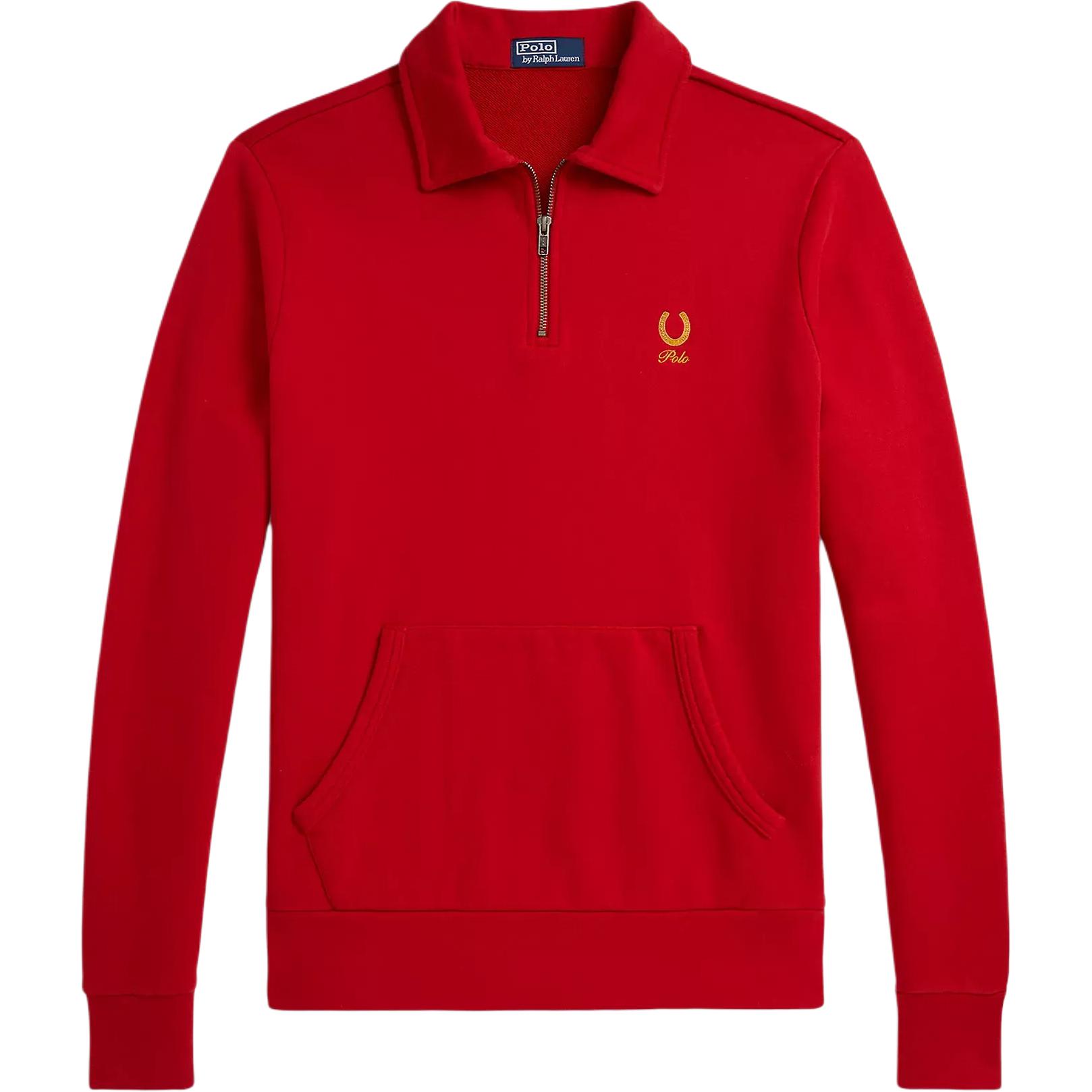 

Поло с карманом на молнии Polo Ralph Lauren, new year красный