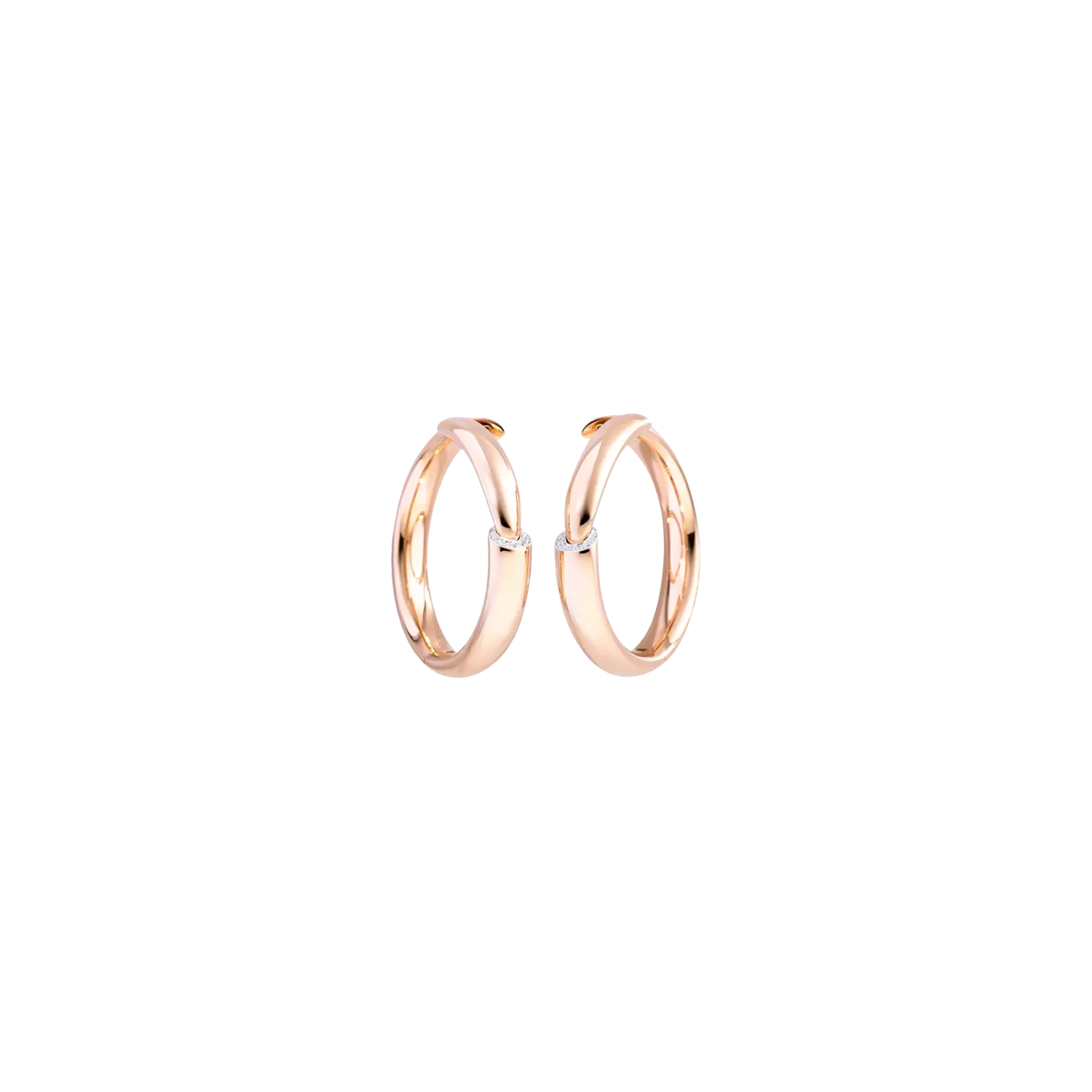 

Серьги Vhernier Calla the one из розового золота 18 карат с бриллиантами