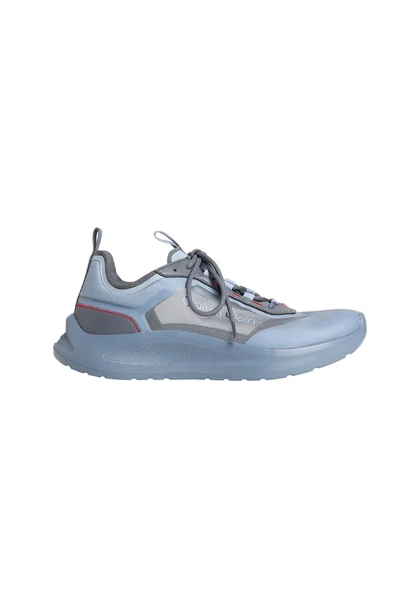 Кроссовки Calvin Klein Ck curve lightweight runner trainers, синий с оранжевым