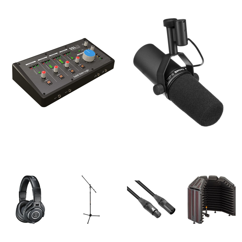 

Аудиоинтерфейс Solid State Logic SSL 12 USB Audio Interface with Voiceover Kit