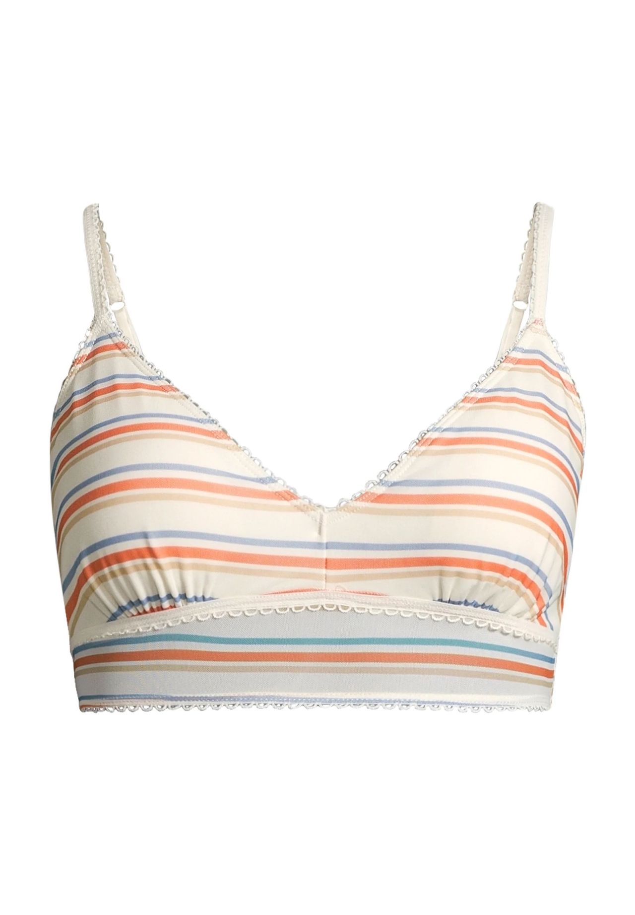 

Бюстье из сетки, без косточек, для женщин MANGUUN, цвет 3 Stripe Aop