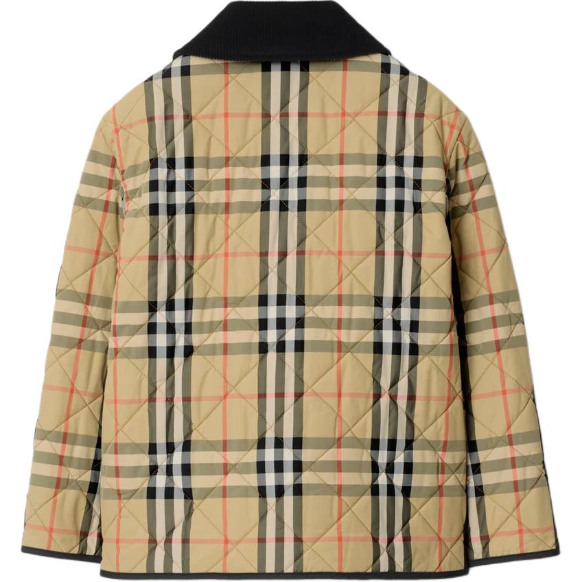 Куртки и пальто детские sand Burberry, светло-коричневый — фото 3