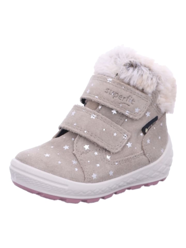 

Сапоги superfit Mädchen Stiefel Stiefelette Leder \ GROOVY, бежевый