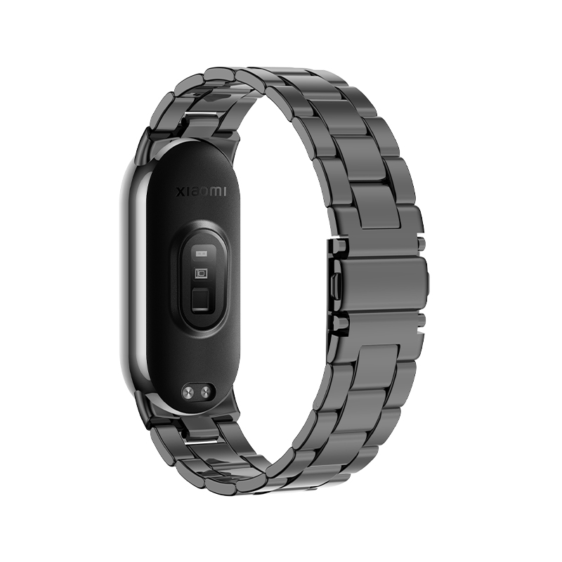 

Ремешок Совместимость Xiaomi Металл CHENSONG, [Three-Link Steel Band]Black