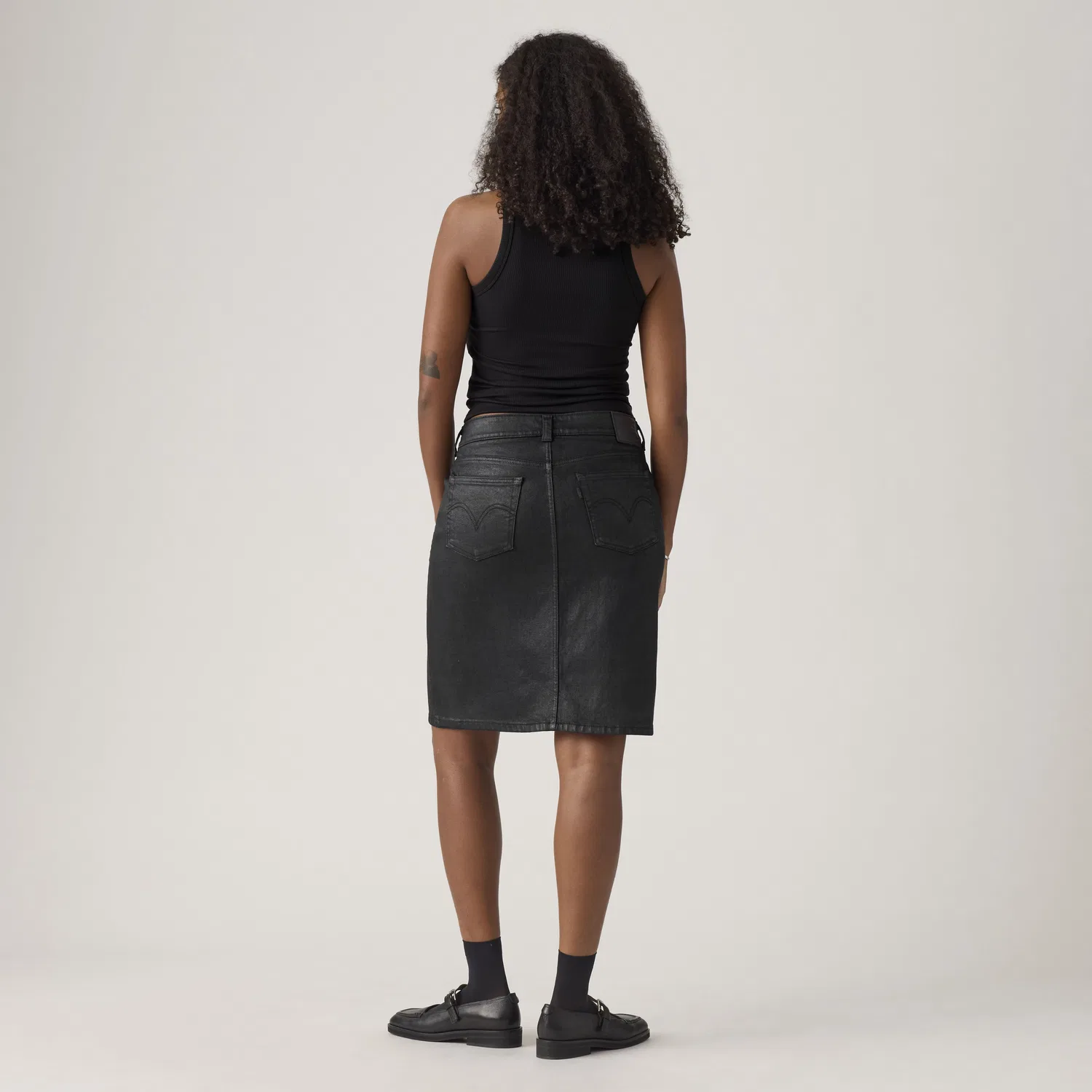 Низкая юбка миди Levi's, Black — фото 3