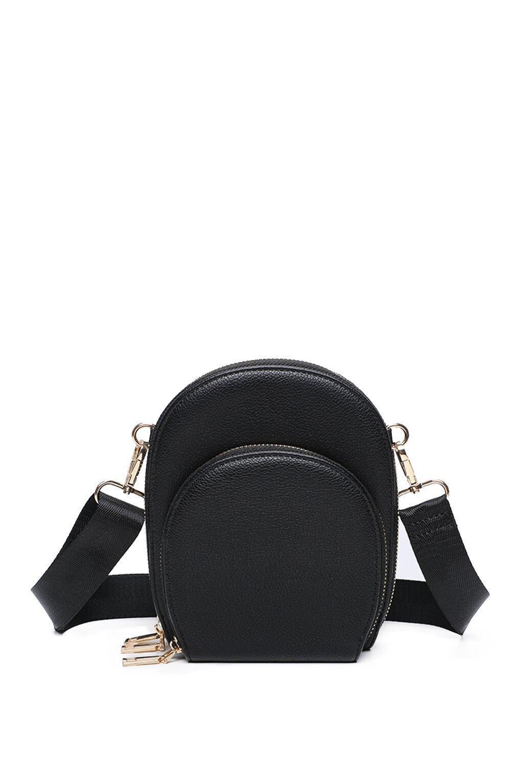 

Сумка через плечо Hayling из искусственной кожи с тремя отделениями Fontanella Fashion, черный