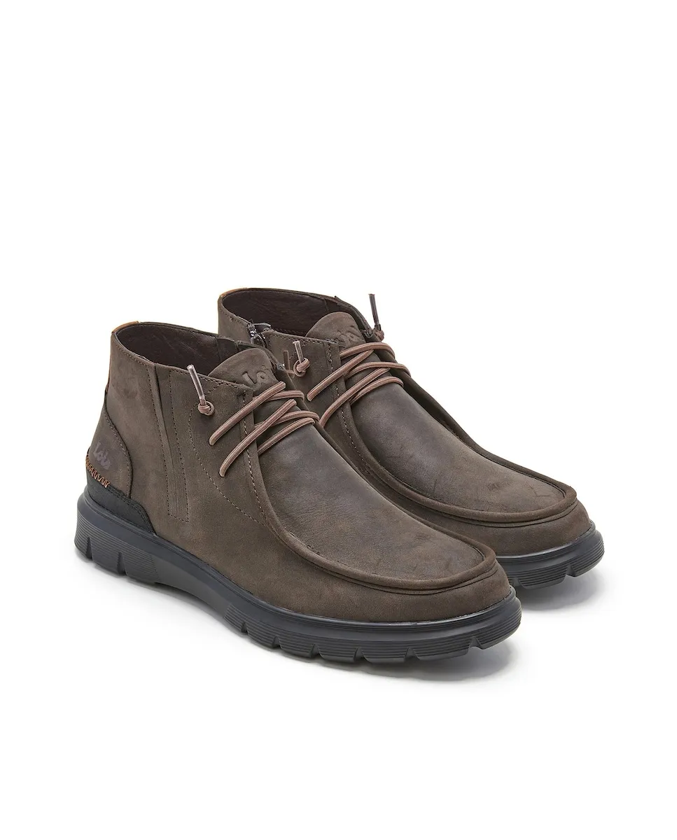 

Мужские ботинки с шнуровкой и усилением на пятке Lois, коричневый