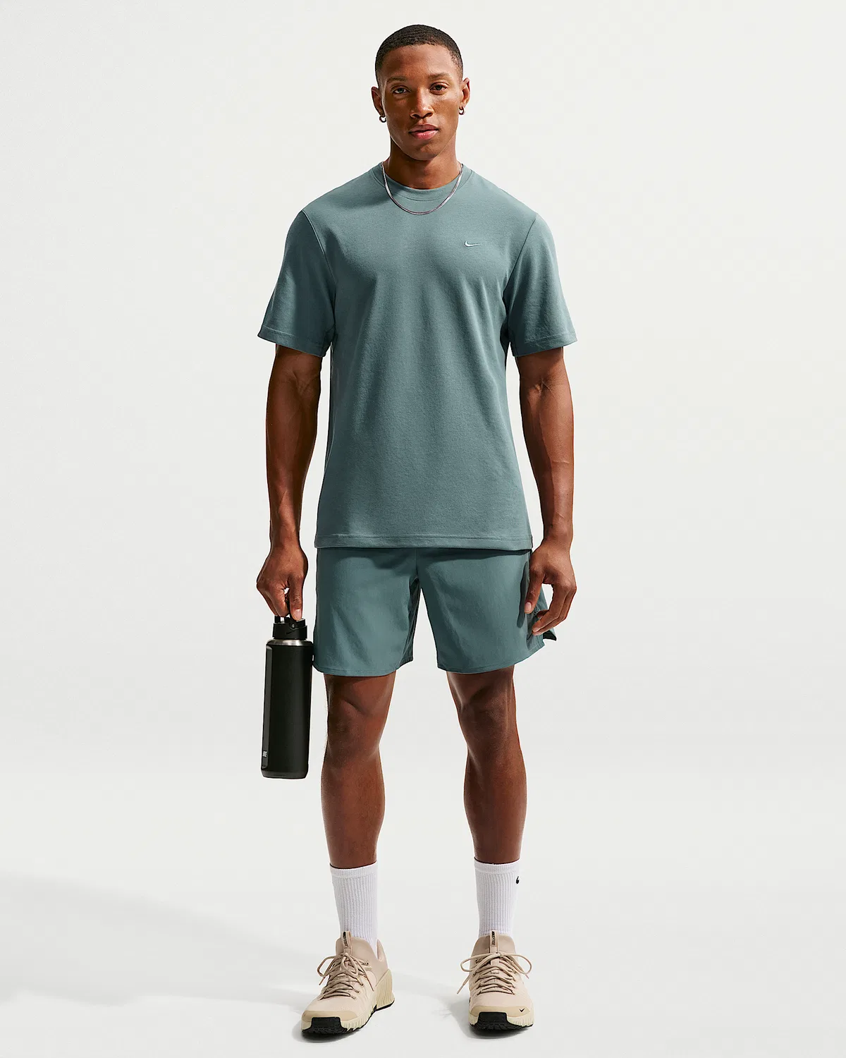 Мужские шорты Nike Unlimited Dri-FIT 7" Unlined Versatile, Mineral Slate/Black/Mineral Slate