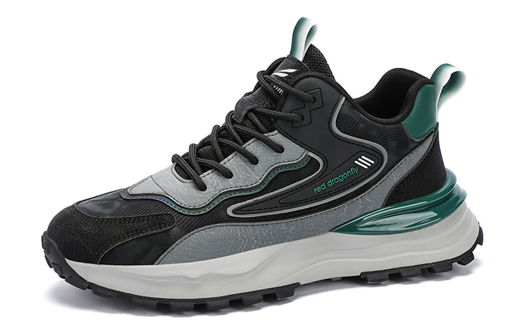 

Кроссовки мужские низкие повседневные черно-серые RED DRAGONFLY