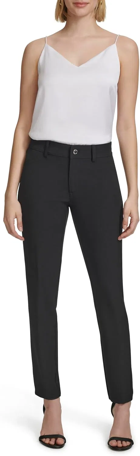Женские брюки Calvin Klein с тканым рисунком и имитацией карманов