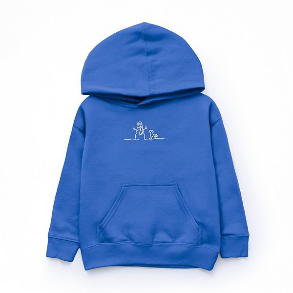 

Графический худи с вышитым снеговиком The Juniper Shop, Royal