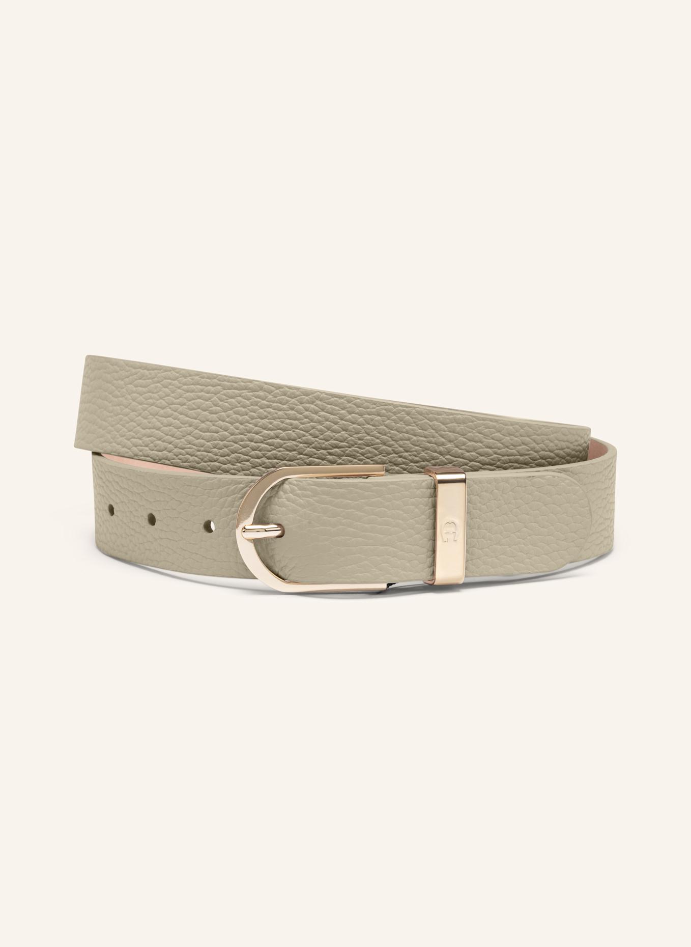 

Повседневный кожаный ремень Aigner, бежевый