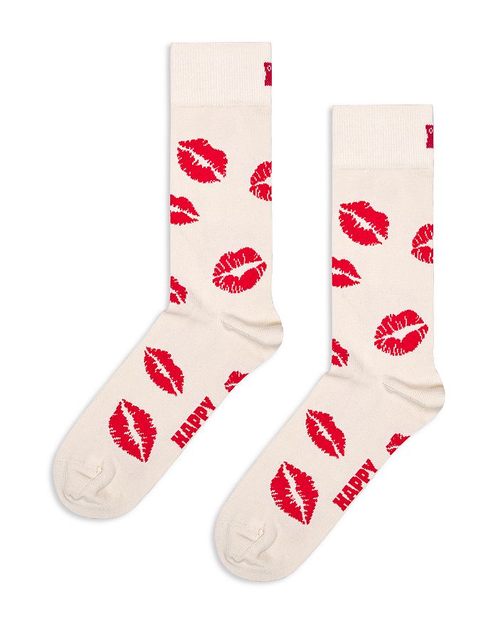 

Поцелуи Носки Happy Socks, белый
