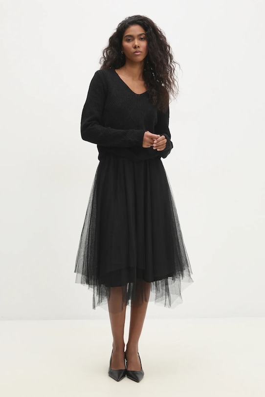 

Платье и свитер Answear.Lab, черный