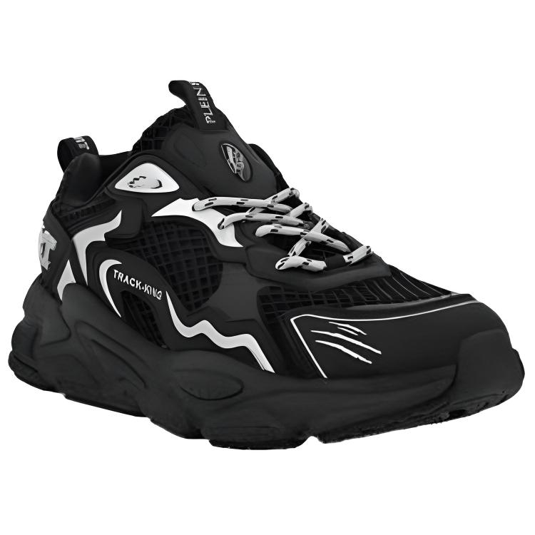 PLEIN SPORT Track King Low top Casual Shoes Unisex Black — фото 4