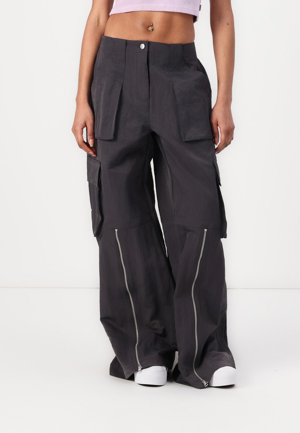 

Брюки карго ZIPPED LEG PANTS Alpha Industries, серый
