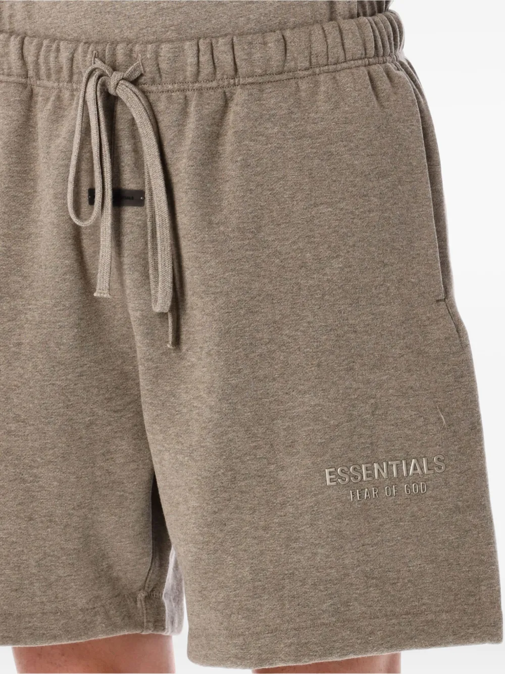 Спортивные шорты с кулиской FEAR OF GOD ESSENTIALS, коричневый — фото 3