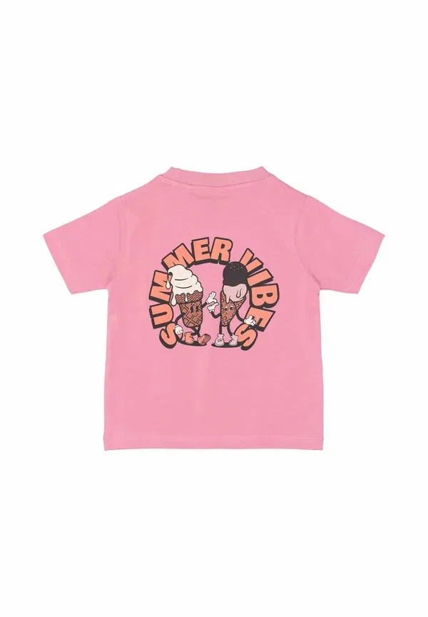 Футболка Tundra s s tee print t-shirt The New Siblings, кашемировая роза — фото 4
