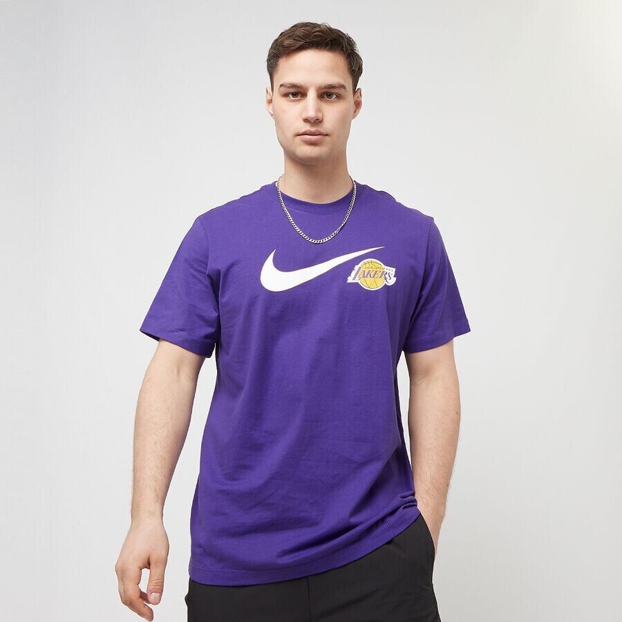 

Футболка NBA Los Angeles Lakers Essential с короткими рукавами и логотипом Swoosh NIKE, цвет field purple