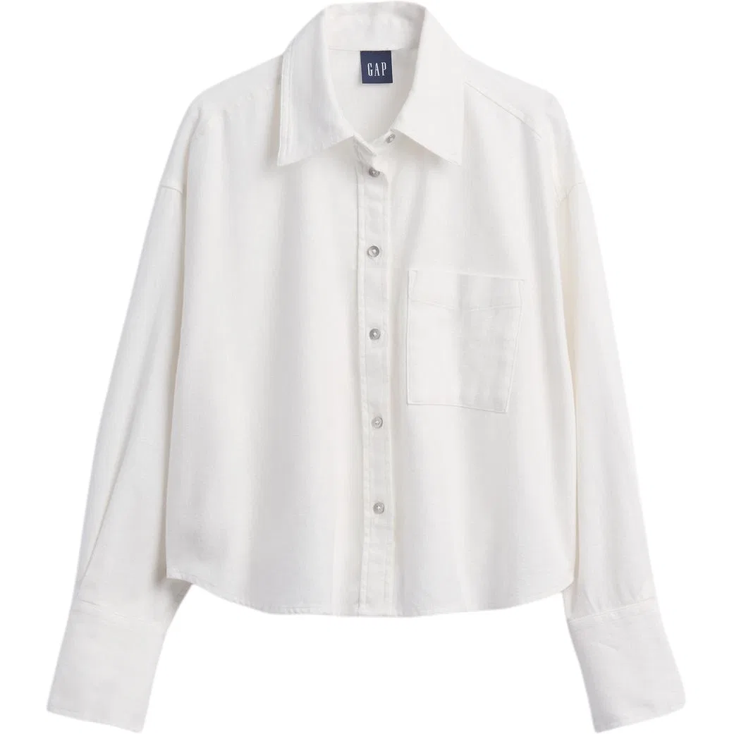 Рубашка женская с отложным воротником Other GAP, White