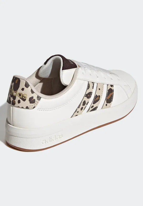 Кроссовки Adidas Sportswear, белый кристалл лён кофе — фото 4