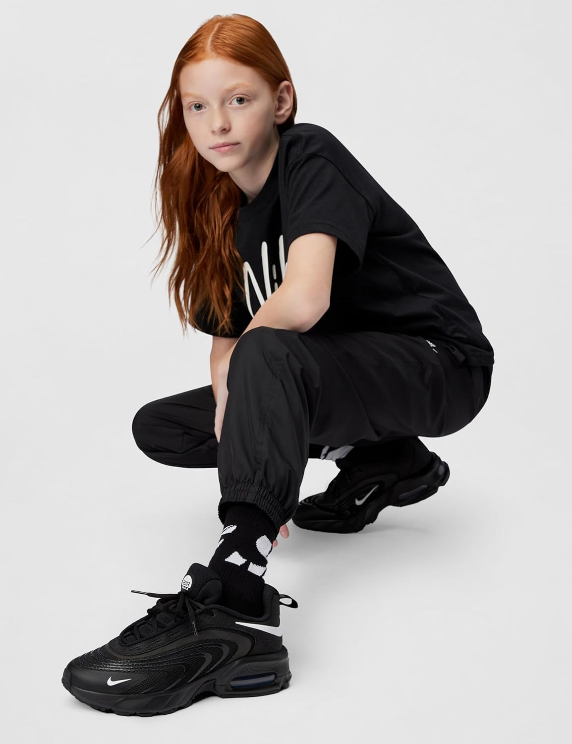 Детские кроссовки Nike Air Max Fire, белый/черный — фото 2