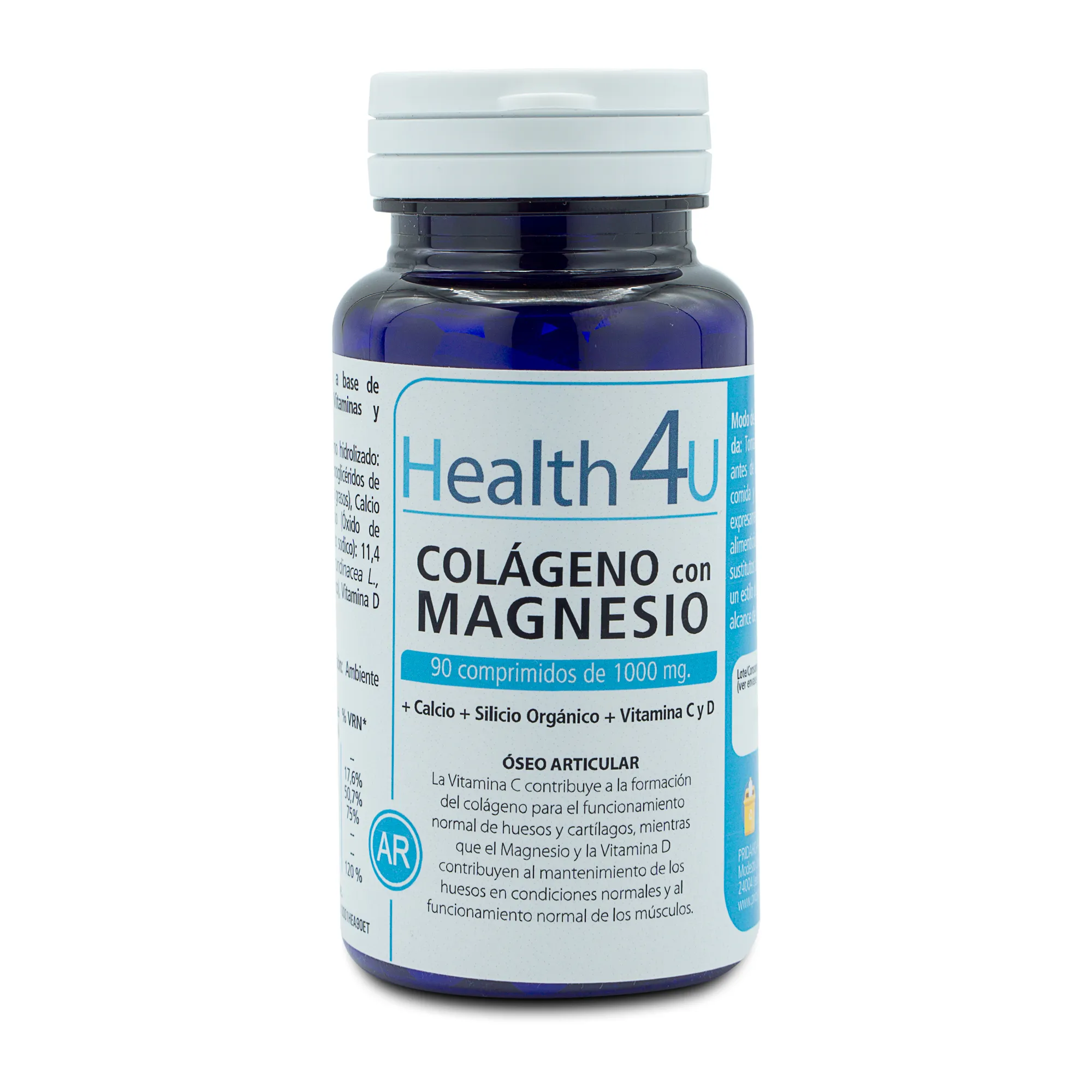 

Помогает восстановить эластичность Colágeno Con Magnesio H4U, 90 UD