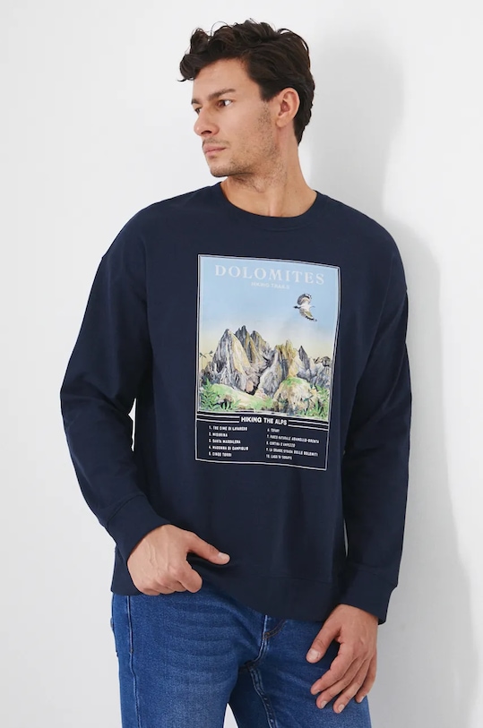 

Лонгслив Medicine, темно-синий