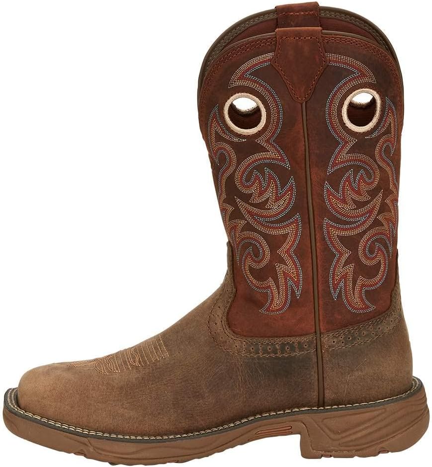 Мужские сапоги Justin Men's Rush 11 с широким квадратным носком, Peanut Tan — фото 3