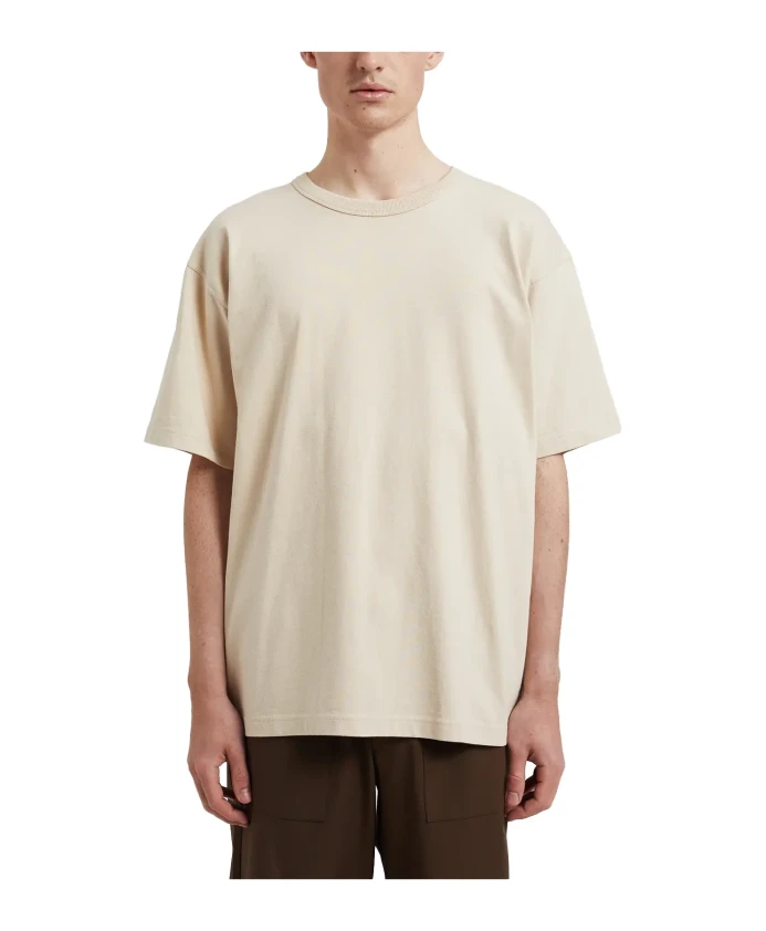 

Удобная плотная футболка цвета овсянки Norse Projects, бежевый