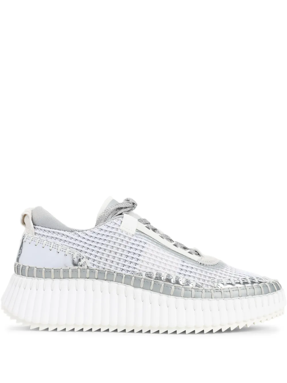 Кроссовки на платформе Nama Chloé, серый
