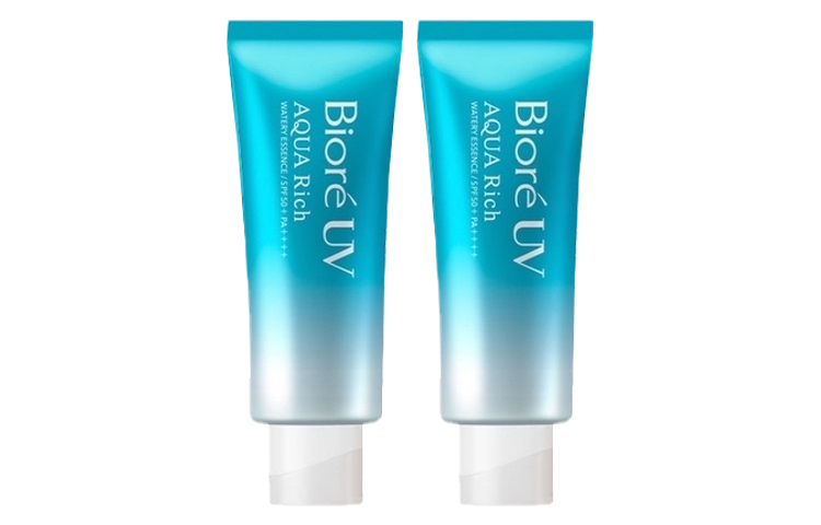 Солнцезащитный флюид Bioré UV Aqua Rich Watery Essence SPF50+, 70 гр*3 — фото 3