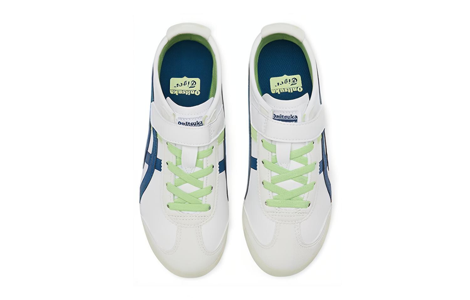 MEXICO 66 Kids Lifestyle Shoes PS Low-top Белый/Зеленый/Синий Onitsuka Tiger — фото 4