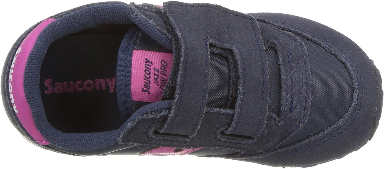 Кроссовки Originals Jazz Hook & Loop Saucony Kids, цвет Navy/Pink — фото 2