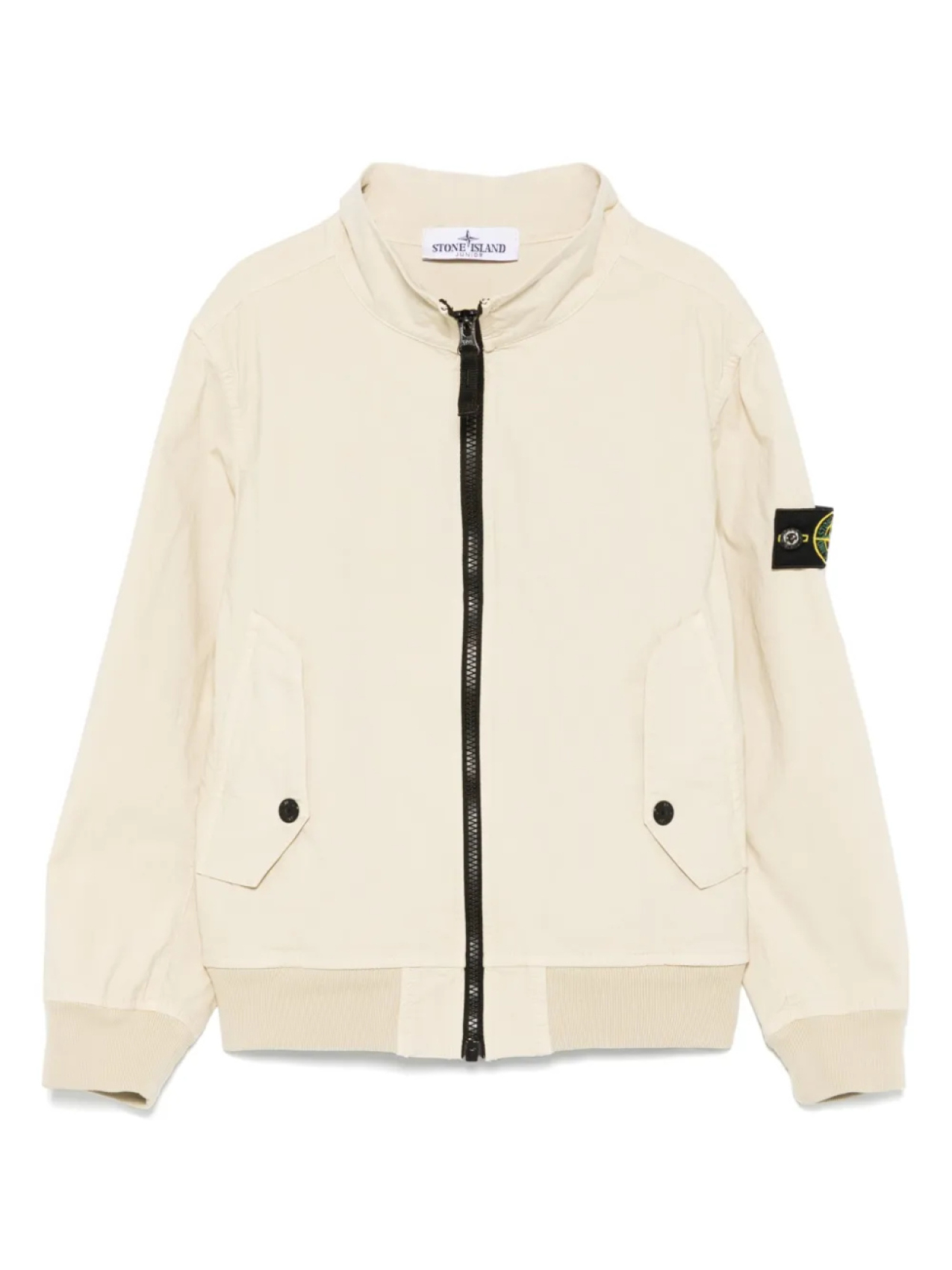 

Stone Island Junior куртка с нашивкой Compass, нейтральный