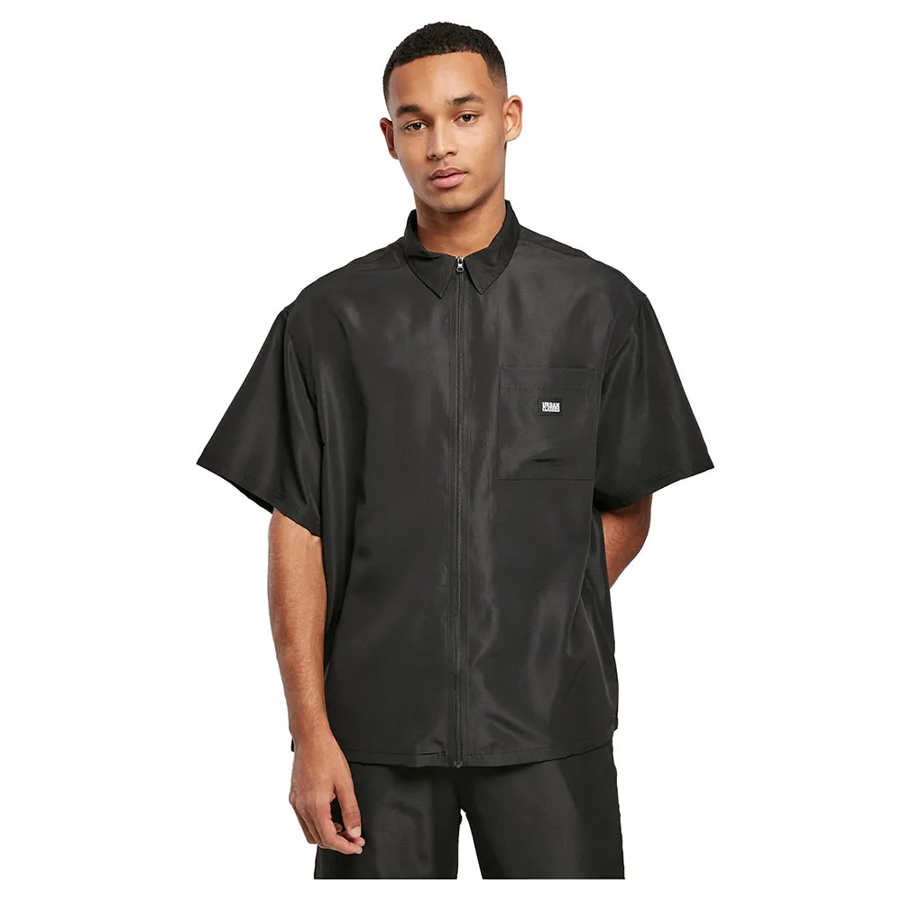 

Рубашка с коротким рукавом Urban Classics Recycled Nylon, черный