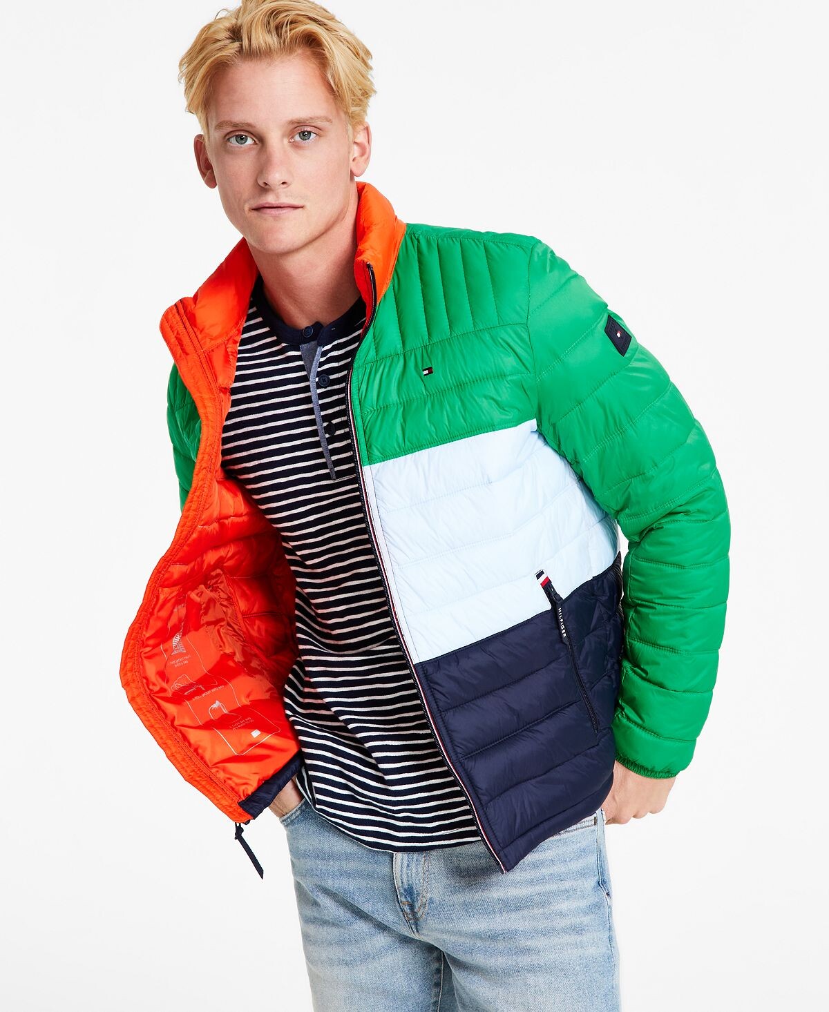 

Мужская компактная стеганая куртка-пуховик Tommy Hilfiger