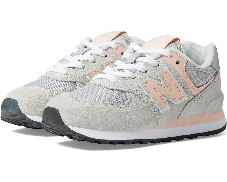 

Кроссовки New Balance Kids 574 Core, цвет Rain Cloud/Pink Haze
