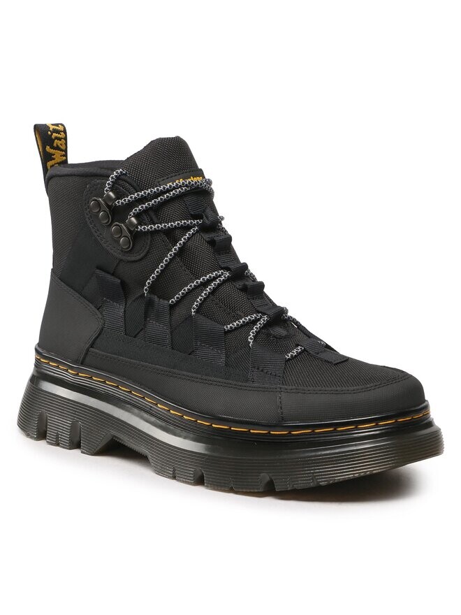 Мужские ботинки Dr. Martens с текстильными вставками, черный — фото 2