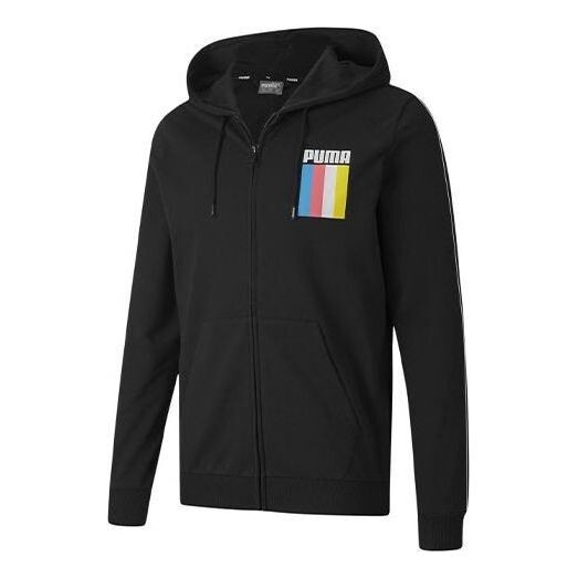 

Куртка celebration full-zip jacket 'black' Puma, черный
