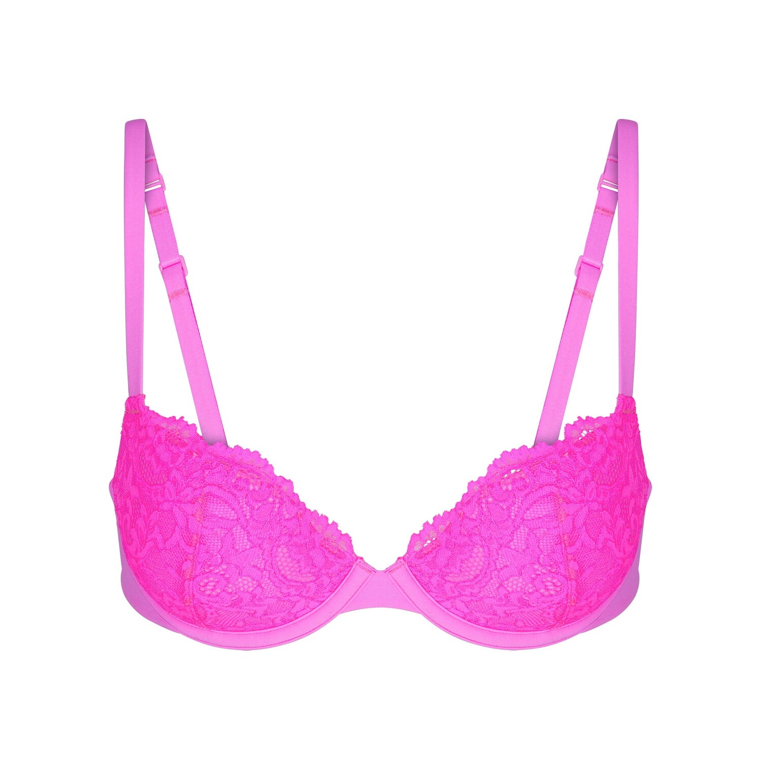 

Бюстгальтер push-up SKIMS, цвет neon pink