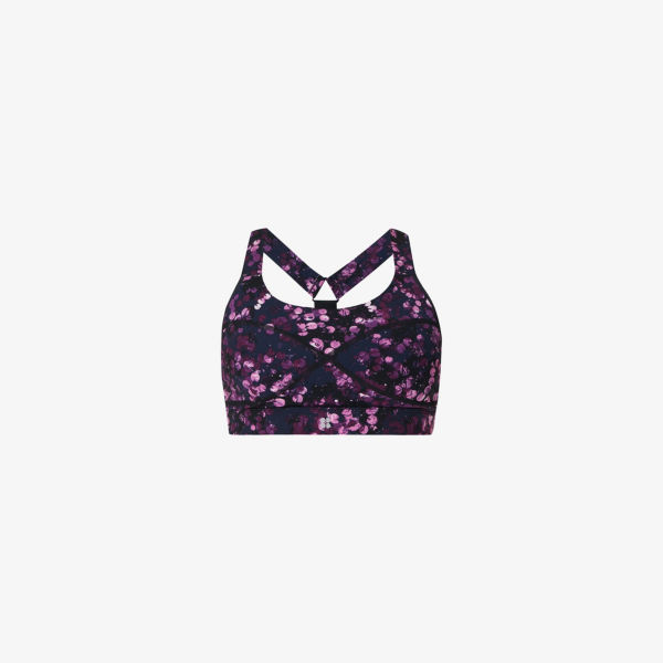 

Спортивный бюстгальтер Sweaty Betty Power с абстрактным принтом, фиолетовый