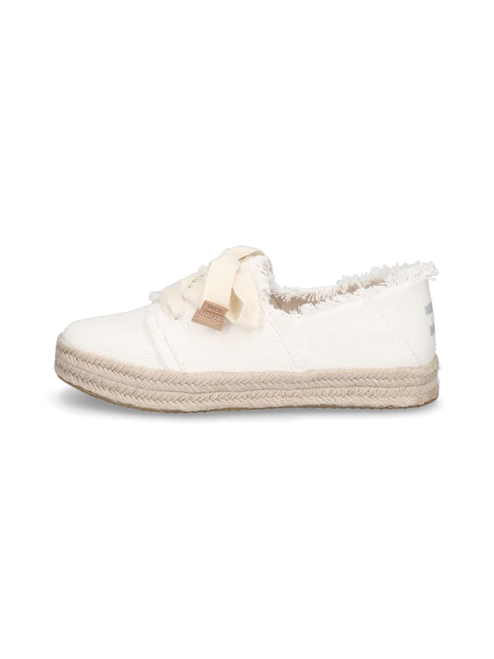 Элегантные туфли на шнуровке TOMS, белый — фото 2