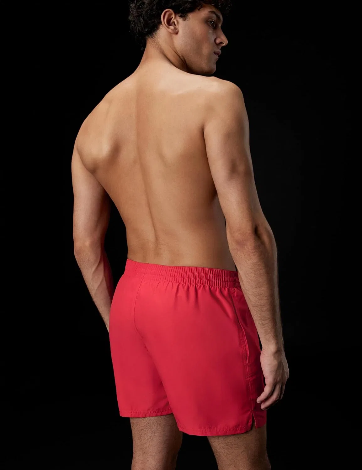 Мужские плавки Nike Swim Breaker Essential 5" с подкладкой, красный — фото 2