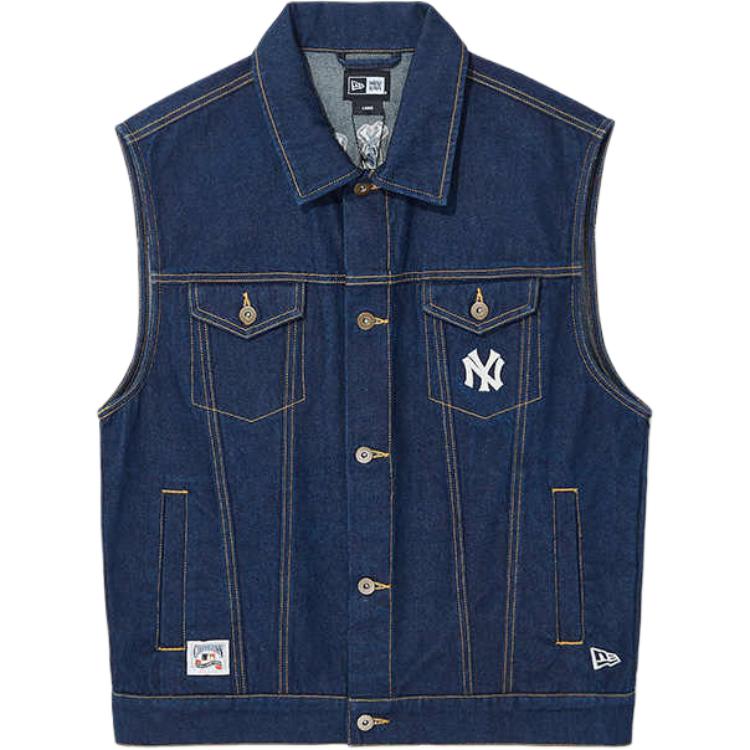 

New Era Джиносовая куртка унисекс синяя, Denim Blue