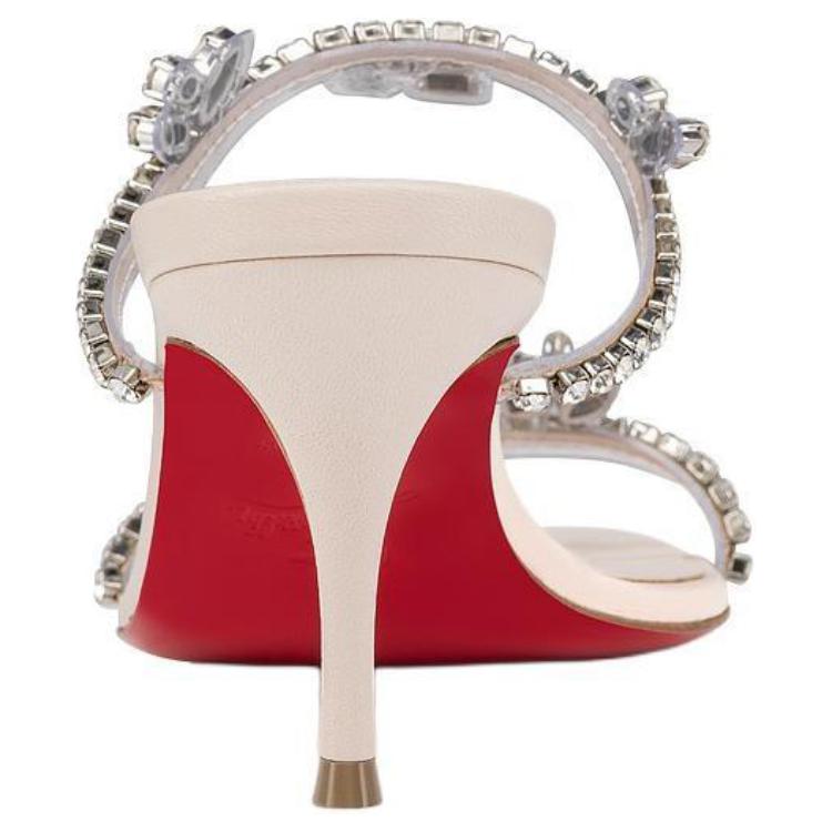 CL LUBOTING Слайдеры Женские Белые Christian Louboutin — фото 2