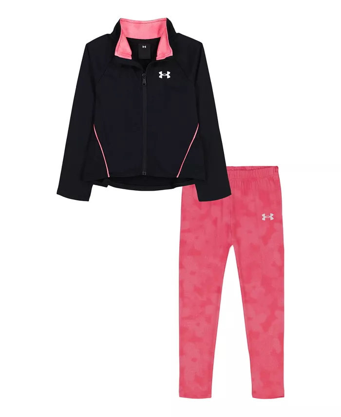 

Комплект для малышек и девочек Rival Flutter из куртки и леггинсов, 2 предмета Under Armour, мультиколор