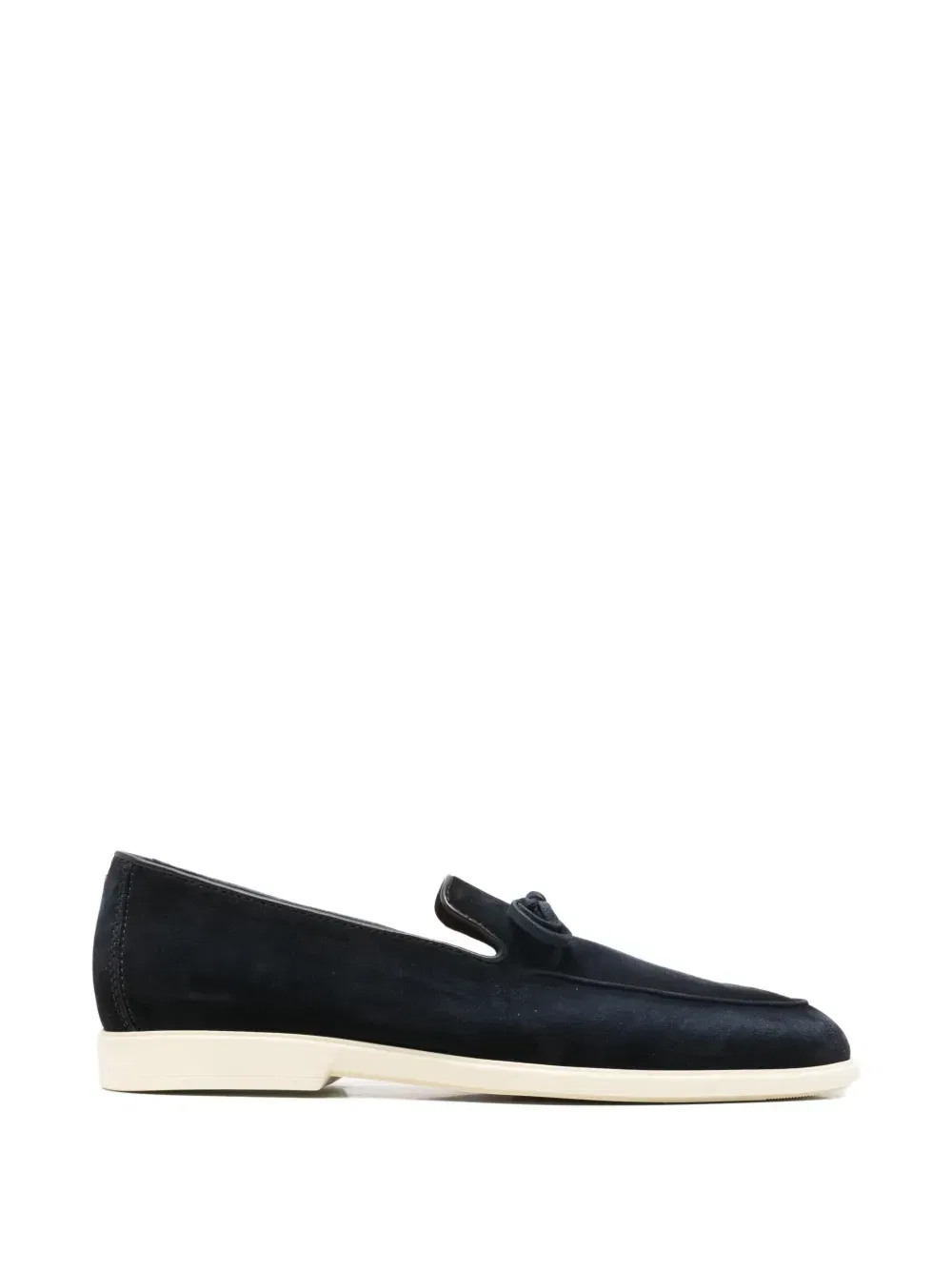 Лоферы с бантами Santoni, синий